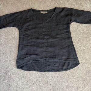 Flax linen tunic size small (petite)